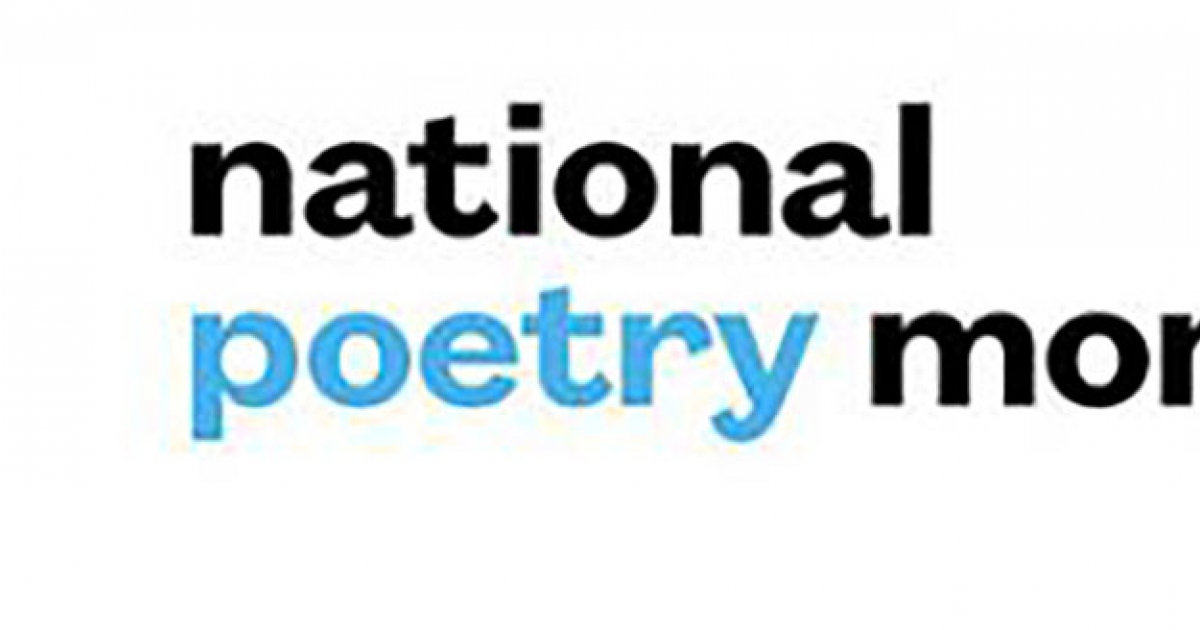 April is National Poetry Month English Department